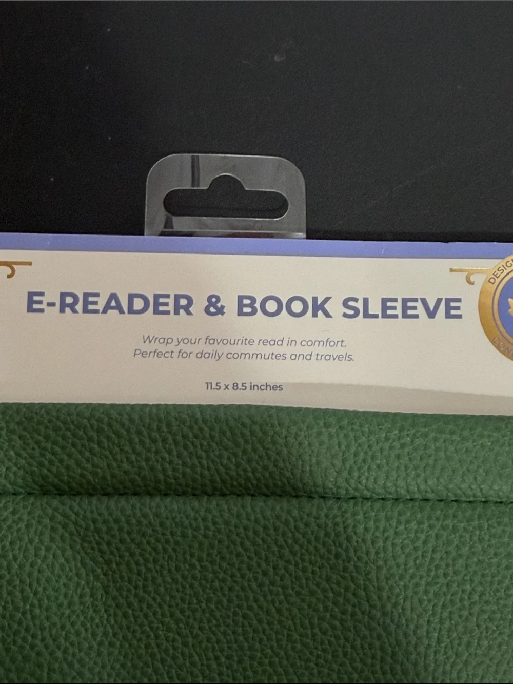 Hobbry e-reader & book sleeve faux leather 11.5” x 8.5”